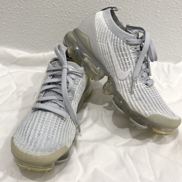 Nike Air VaporMax Flyknit 3 'Pure Platinum' AJ6910-100 |Size 6 - Picture 5 of 12